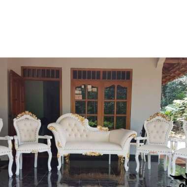 set kursi sofa pelaminan jati