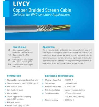 KABEL LISTRIK LIYCY 25X2,5MM