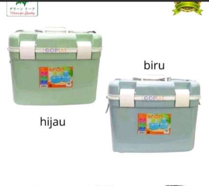 Cooler Box 30 Liter Green Leaf 5792 Plastik Tebal Cool Box Kotak Penyimpanan Es Pendingin Makanan Mi