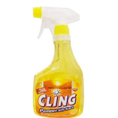 cling glass cleaner botol pump 440ml / Cling Pembersih Kaca / Pembersih Cermin