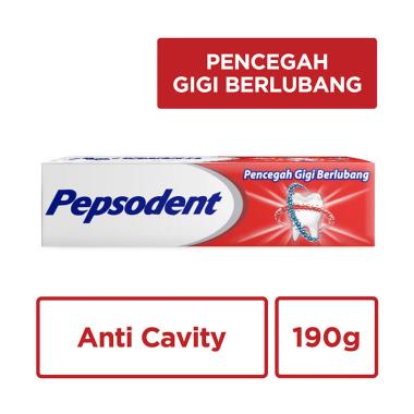 Promo Harga Pepsodent Pasta Gigi Pencegah Gigi Berlubang White 190 gr - Blibli