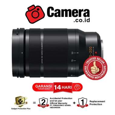 Panasonic Lumix Leica DG Vario-Elmarit 50-200mm f/2.8-4.0 ASPH POWER O.I.S Lensa Kamera Black