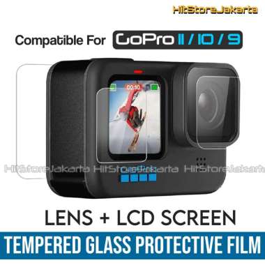 GoPro Hero 11 Anti Gores GoPro 10 GoPro Hero 9 Black Tempered Glass Protective Film Set