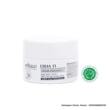ERHA 11 Home Peeling 2 10gr - Cream Peeling Erha Tahap 2 - Scrub Pengangkat Sel Kulit Mati Wajah - P