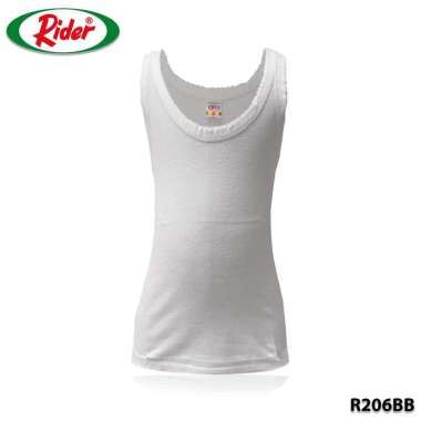 Singlet Anak Perempuan Rider Girl R206BB isi 1 Pcs XL Putih