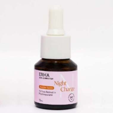 ERHA Age Corrector Night Charge Booster 15ML - Booster Pencerah dan Pelembab Wajah - Booster Pengeci