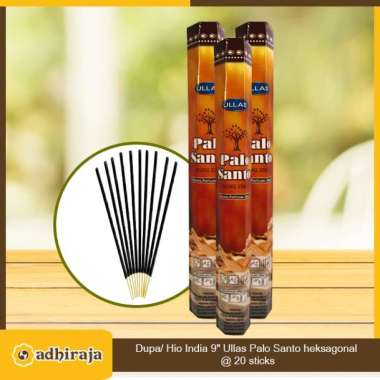 Dupa Hio India Wangi Palo Santo Ullas heksagonal 9" @20 sticks
