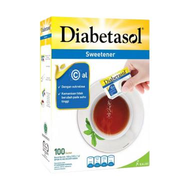 Promo Harga Diabetasol Sweetener per 100 sachet 1 gr - Blibli