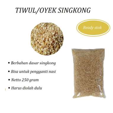 OYEK SINGKONG ASLI Oyek Pengganti Nasi