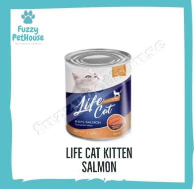 Life Cat Kitten Salmon kaleng Life Cat Kitten Tuna can 400gr kucing life cat kitten salmon