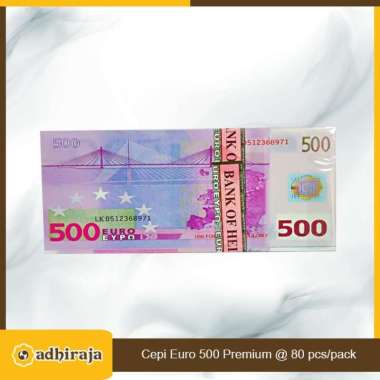 Uang Kertas Cepi Sembahyang Leluhur Euro 500 Premium @ 80 pcs/pack