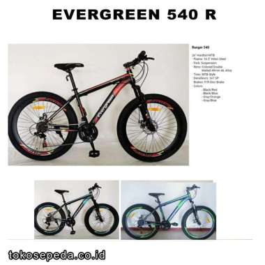 Sepeda MTB 26 Inch Evergreen R 540 21 Speed