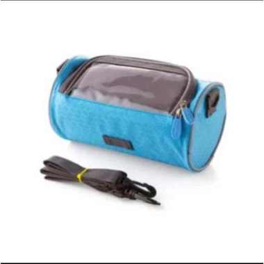 Tas sepeda ,MOUNTAIN BIKE HANDLEBAR BAG BLUE