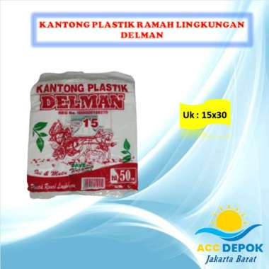 Kantong Plastik Ramah Lingkungan UK 15 - Delm