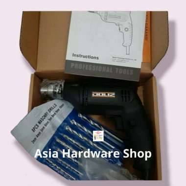 Paket Mesin Bor Tembok Besi Tangan DOLIZ BA 632 Bonus Mata Bor Set