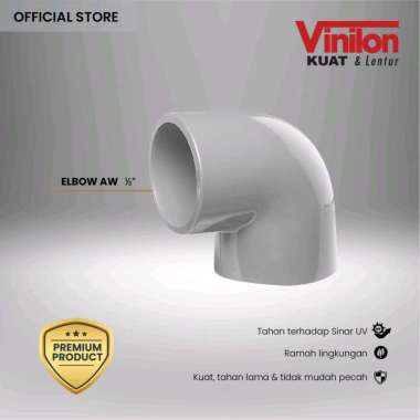 Elbow PVC AW 1/2 Inch Vinilon