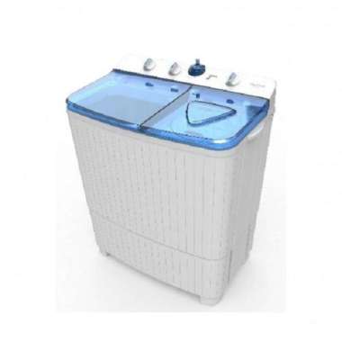 POLYTRON MESIN CUCI 2 TABUNG PWM-801B / PWM-801R / PWM 801R 801B 8KG BLUE