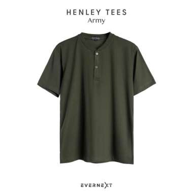 KAOS POLOS PRIA HENLEY TEE KAOS KANCING LENGAN PENDEK BASIC T-SHIRT PRIA KAOS DISTRO COMBED 30S PRIA
