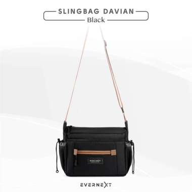TAS SELEMPANG PRIA MESSENGER BAG PRIA TAS BAHU PRIA SLING BAG DAVIAN PRIA TAS SLEMPANG PRIA - EVERNE