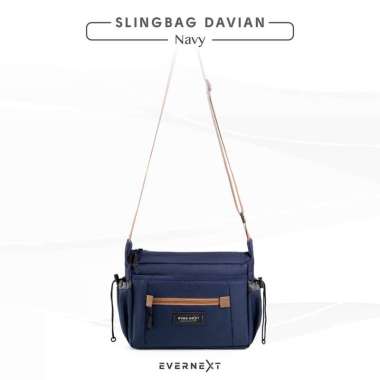 TAS SELEMPANG PRIA MESSENGER BAG PRIA TAS BAHU PRIA SLING BAG DAVIAN PRIA TAS SLEMPANG PRIA - EVERNE
