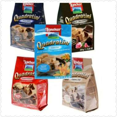 Loacker Quadratini 125gr Chocolate Matcha