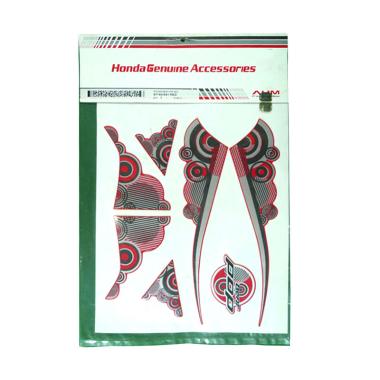 Honda 871X0-K61-RED Sticker Motor for Honda Beat Pop - Red Merah