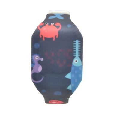 FS - Sunshine EW-190001 Ocean LED watch Glow In The Dark effect Jam Tangan Anak - Navy