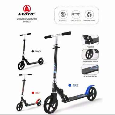 Scooter Exotic ST-2022 Skuter Lipat Roda Dua ST2022 Otoped Anak 2022