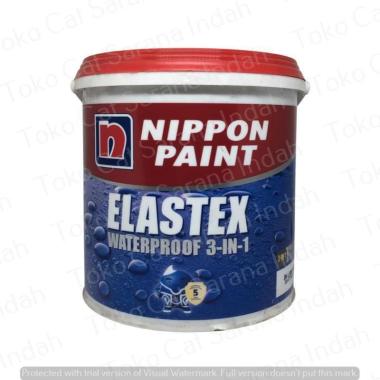 ELASTEX WATERPROOF 3 in 1 Cat Pelapis Anti Bocor Cat Anti Bocor 5 KG 5KG 01 Clear