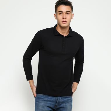 VM Polos Panjang Polo Shirt Pria XL Hitam