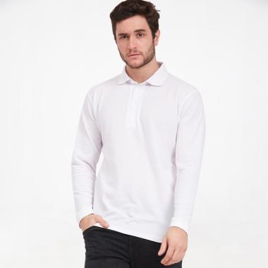 VM Polos Panjang Polo Shirt Pria XL Putih