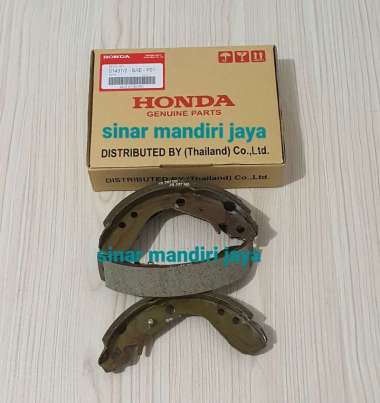 BRAKE SHOE KAMPAS REM BELAKANG HONDA JAZZ GD3 IDSI 2003 2004 2005 2006 2007 2008 ASLI