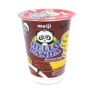 Meiji Hello Panda Biskuit Stick Coklat [20 g]