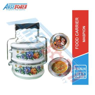 Rantang Susun Maspion / Food Carrier Panda Maspion / Enamel / Rantang Tenong / Rantang Seserahan / R
