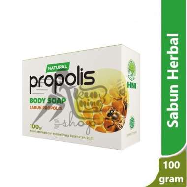 Sabun propolis HNI HPAI natural 100 gram - herbal kecantikan kulit wajah Non Member