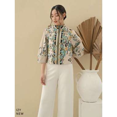 Evercloth Izy Jaket Wanita Batik Jacket Wanita Outer Rompi Wanita Luaran Couple Standard