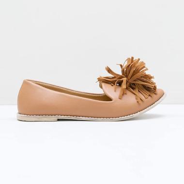 Berrybenka Samantha Juliet Sepatu Flats Wanita - Brown