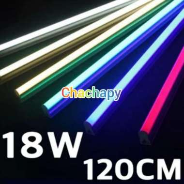 lampu tl neon T5 led 18w 120cm tube warna warni Warm white