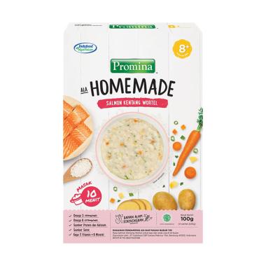 Promina 8+ Homemade Salmon Kentang Wortel Bubur Bayi [100 g]