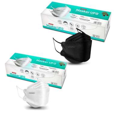 MASKER MEDIS ONEMED KF94 4ply MASKER UFO EARLOOP - Isi 20pcs Ufo Cream