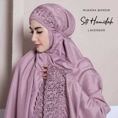 MUKENA DEWASA BORDIR SITI HAMIDAH MUKENA HANTARAN KHADIJAH SYAFINA BORDIR TERBARU FREE TAS LAVENDER