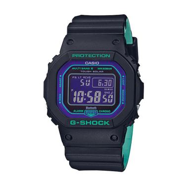 CASIO G-Shock Bluetooth Mobile Link Solar Waveceptor Jam Tangan Pria [GW-B5600BL-1A/ Original] Black