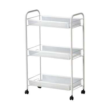 Ikea Hornavan Troli 3 Susun with Roda - Putih