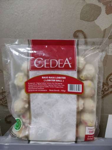 Cedea Baso Rasa Lobster (Lobster Ball) Beku Frozen 500 gram