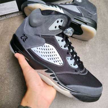 Air Jordan 5 Retro Anthracite || all triple black white