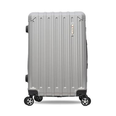 Polo City 073 Hardcase Koper [24 Inch] Platinum Silver