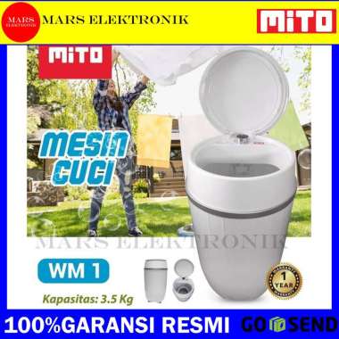MESIN CUCI MITO WM1 3,5KG/ MESIN CUCI PORTABLE MITO WM 1 / MESIN CUCI ANAK KOS / READY / GOSEND
