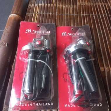 Selongsong gas spontan aktif 2 kabel plus 2 L gas full cnc universal - Biru 100 % ORIGINAL Multicolo