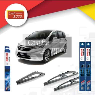 Wiper Honda Freed Depan Belakang Bosch Advantage