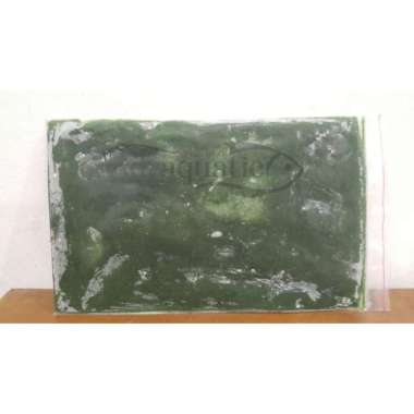 BURGER DISCUS LOUHAN BEKU HIJAU SPIRULINA PAKAN MAKANAN IKAN